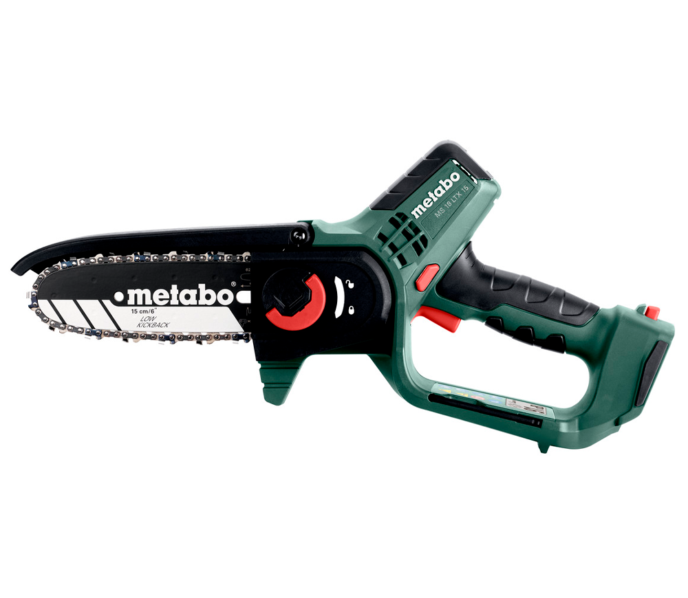 Fierăstrău cu lanț cu acumulator (fără bat) METABO MS 18 LTX 15 150mm 18V-3