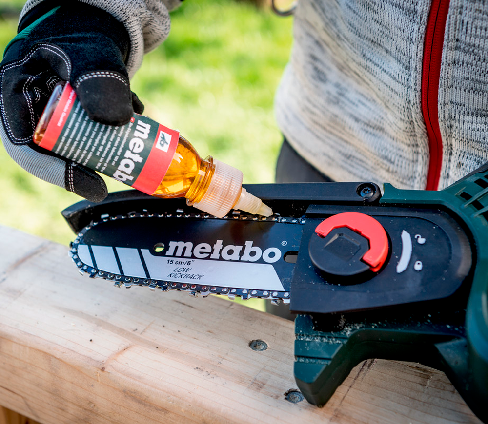 Fierăstrău cu lanț cu acumulator (fără bat) METABO MS 18 LTX 15 150mm 18V-9