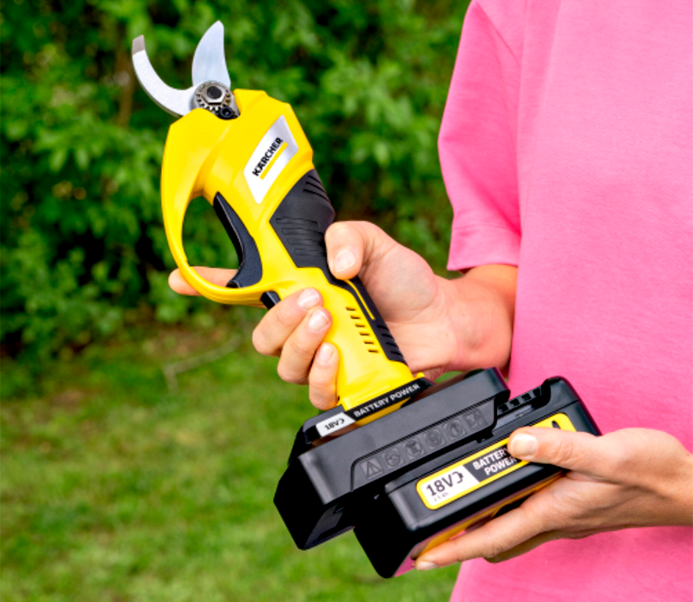 Foarfece cu acumulator (fără bat) KARCHER TLO 2-18 Battery 18V-4