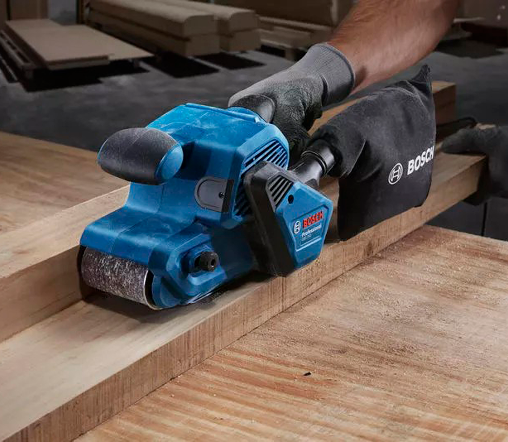 Mașină de șlefuit cu bandă BOSCH GBS 750 850w 75 mm-4