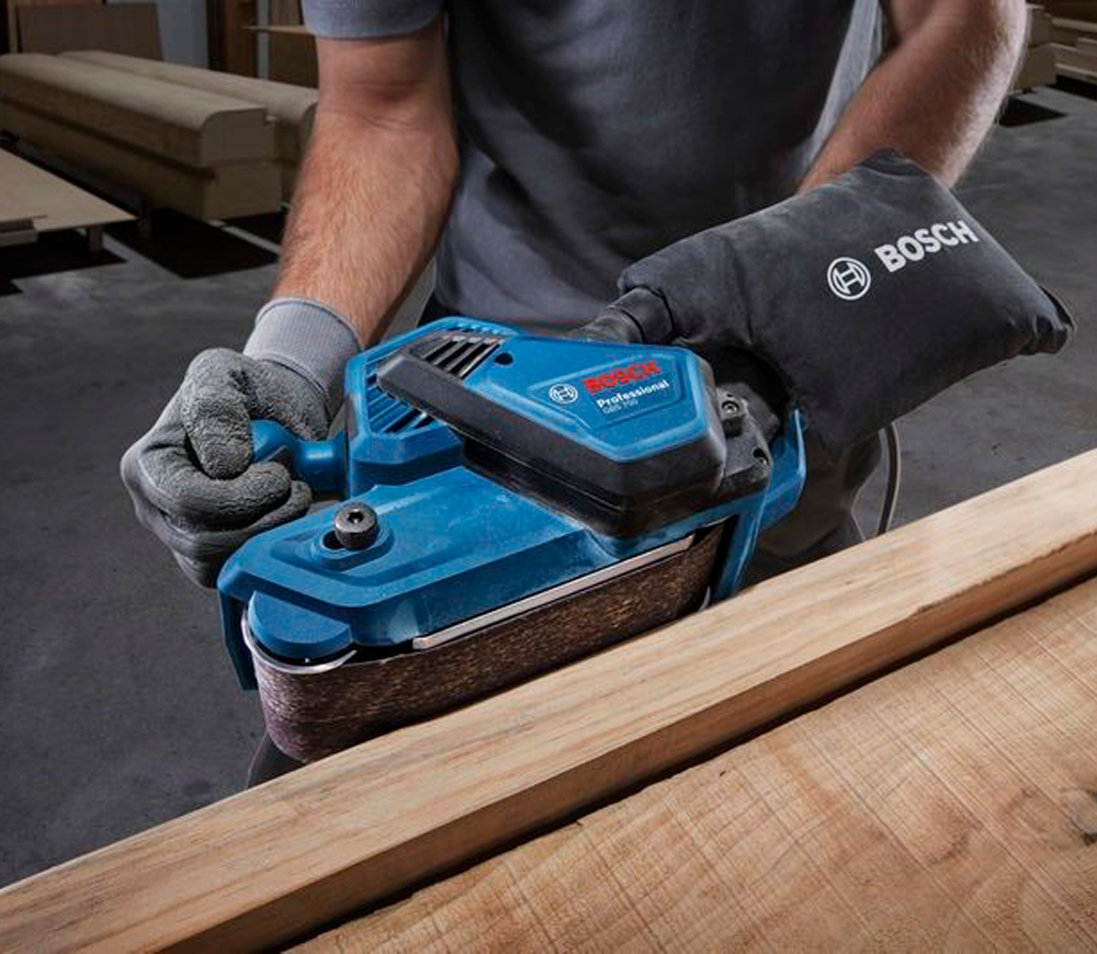 Mașină de șlefuit cu bandă BOSCH GBS 750 850w 75 mm-2
