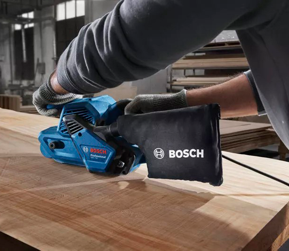 Mașină de șlefuit cu bandă BOSCH GBS 750 850w 75 mm-5