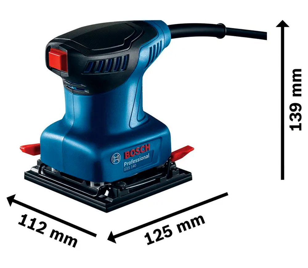 Mașină de șlefuit cu vibrații BOSCH GSS 140 A 230w-3