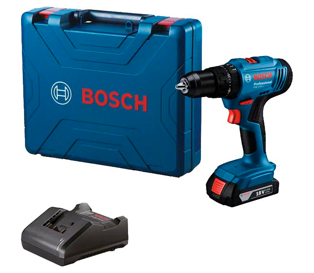 Mașină de înșurubat cu percuție cu acum. BOSCH GSB 183-LI 18V 2Ah