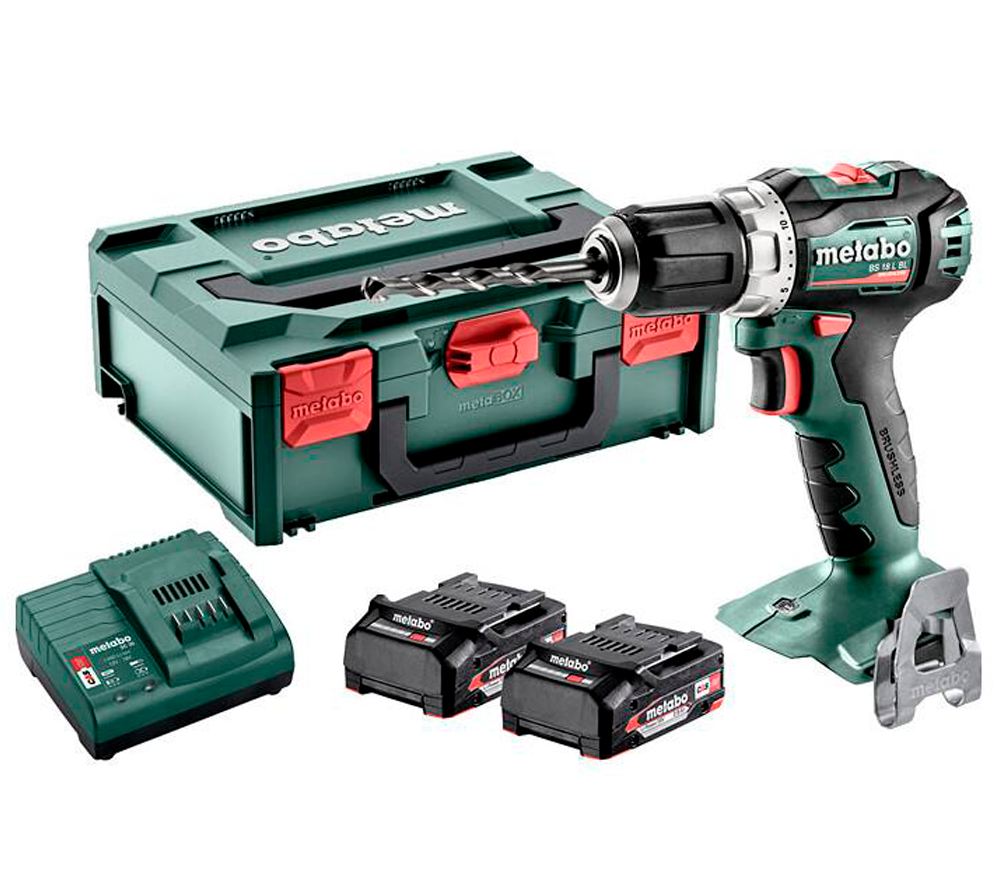 Шуруповёрт аккумуляторный METABO BS 18 L BL 18В 2Ач