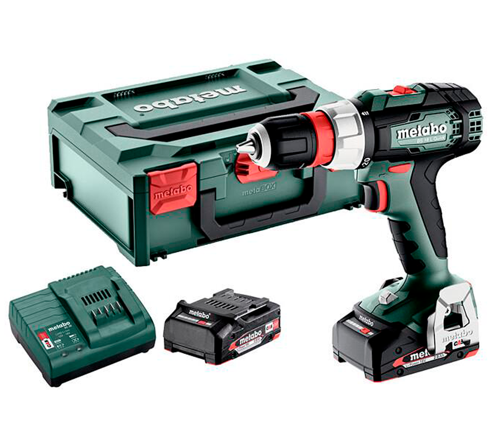 Шуруповёрт аккумуляторный METABO BS 18 L Quick Set 18В 2Ач