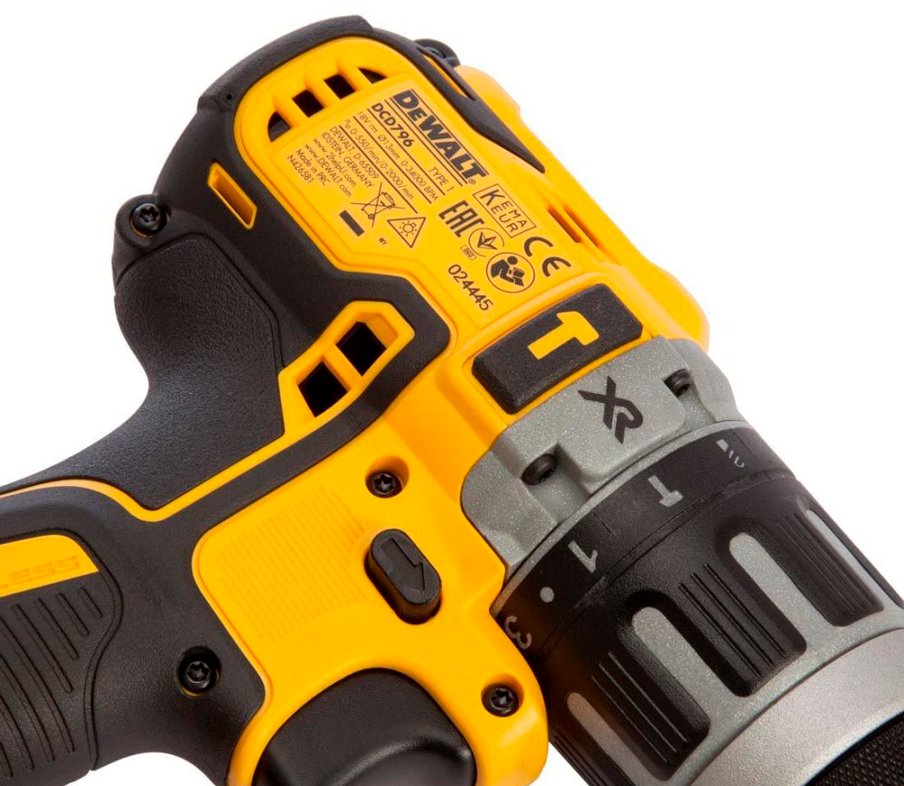 Mașină de înșurubat cu percuție cu acum. DEWALT DCD796E1T-XJ 18V 1.7Ah-6