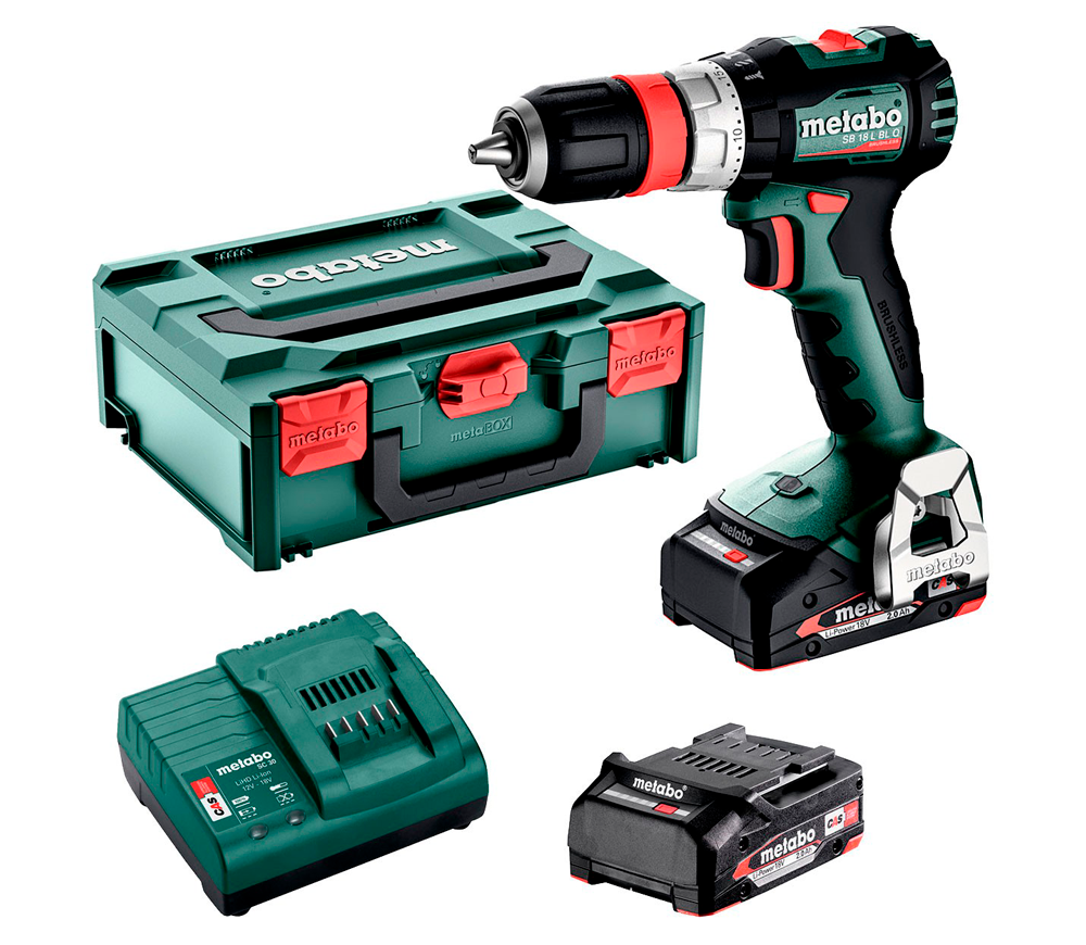 Шуруповёрт аккумуляторный ударный METABO SB 18 L BL Q 18В 2Ач