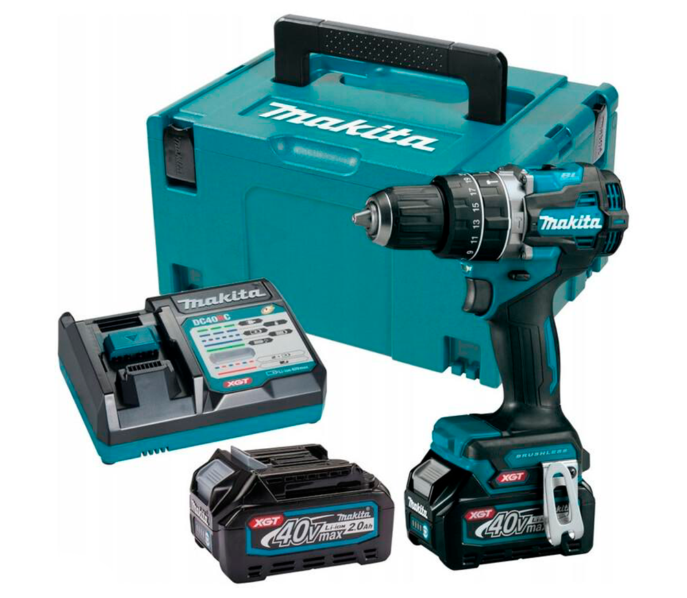 Шуруповёрт аккумуляторный ударный MAKITA HP002GA201 40В 2Ач