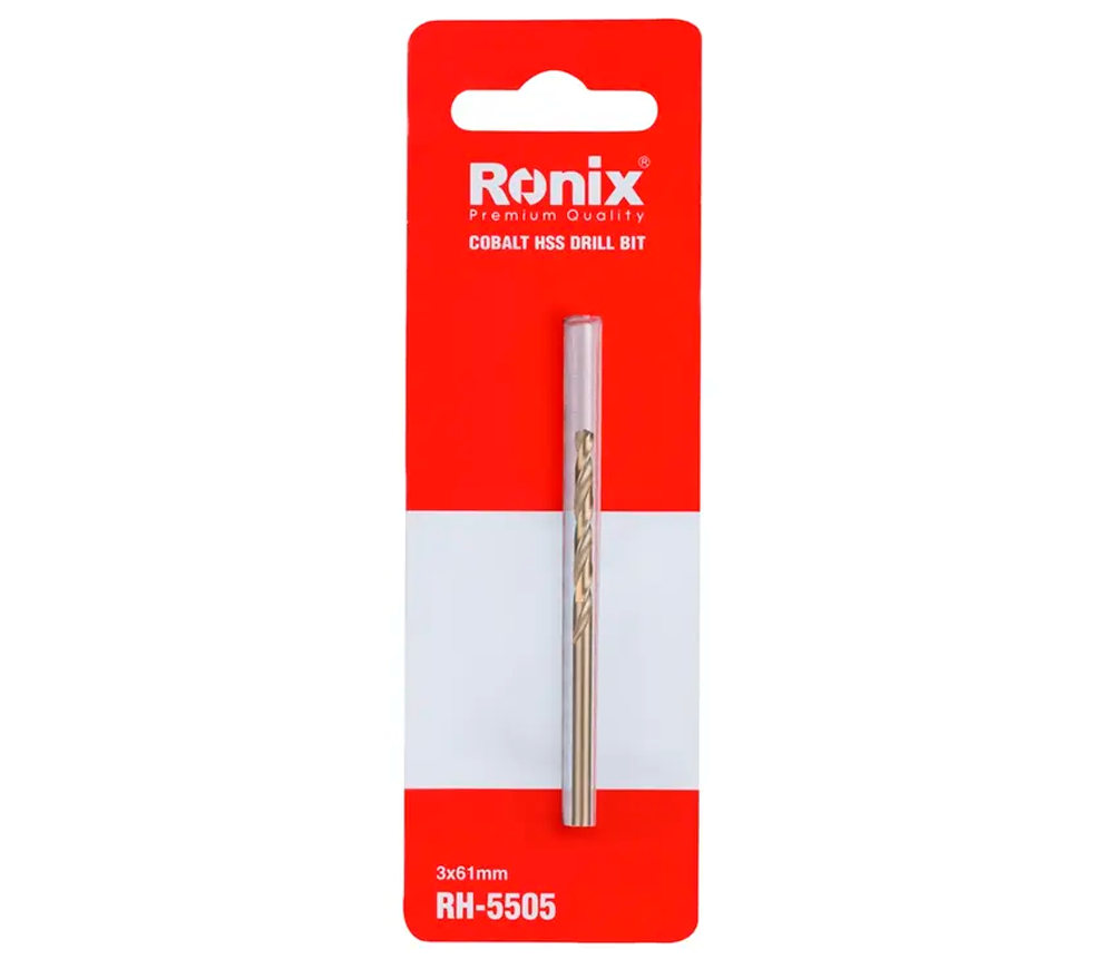 Burghiu pe metal RONIX RH-5505 3.0mm HSS-CO-3