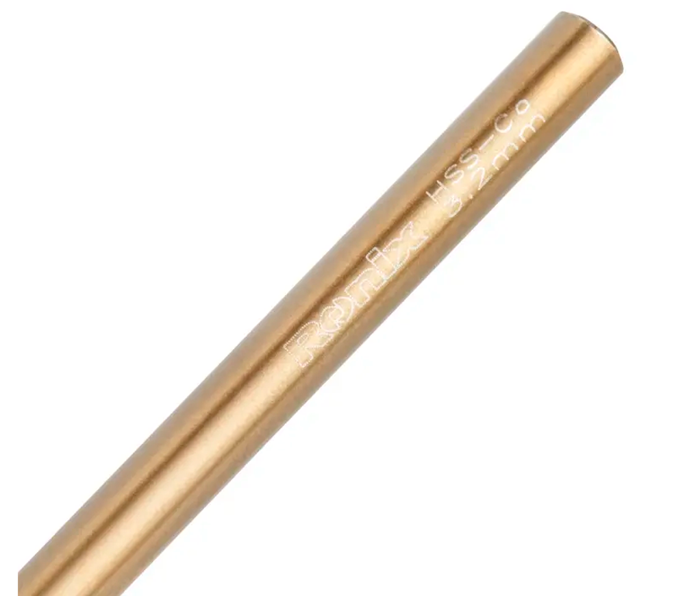 Burghiu pe metal RONIX RH-5506 3.2mm HSS-CO-3