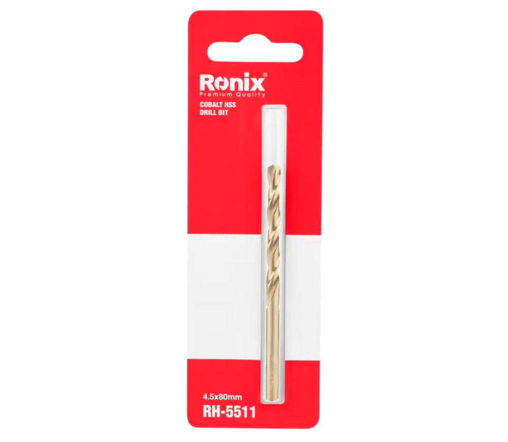 Burghiu pe metal RONIX RH-5511 4.5mm HSS-CO-4