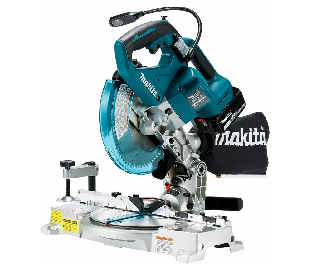 Fierăstrău  circular staționar cu acumulator (fără bat) 18V MAKITA DLS600Z  165mm-8