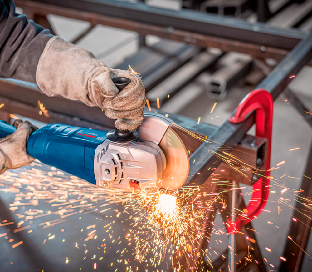 Угловая шлифмашина BOSCH GWS 2200 J 2200вт 230мм-4