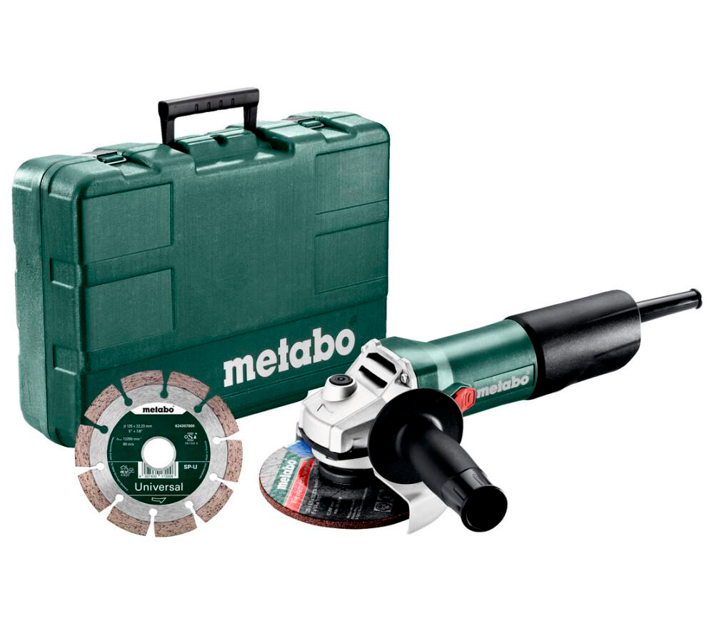 Polizor unghiular METABO W 850-125 SET 850w 125mm