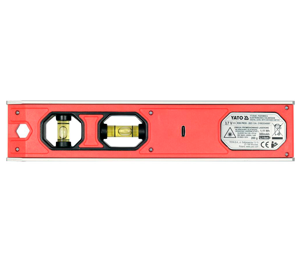 Nivelă cu telemetru lazer YATO YT30340 230mm 10m-2