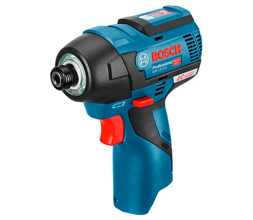 Винтовёрт аккумуляторный ударный (без АКБ) BOSCH GDR 12V-110 12В