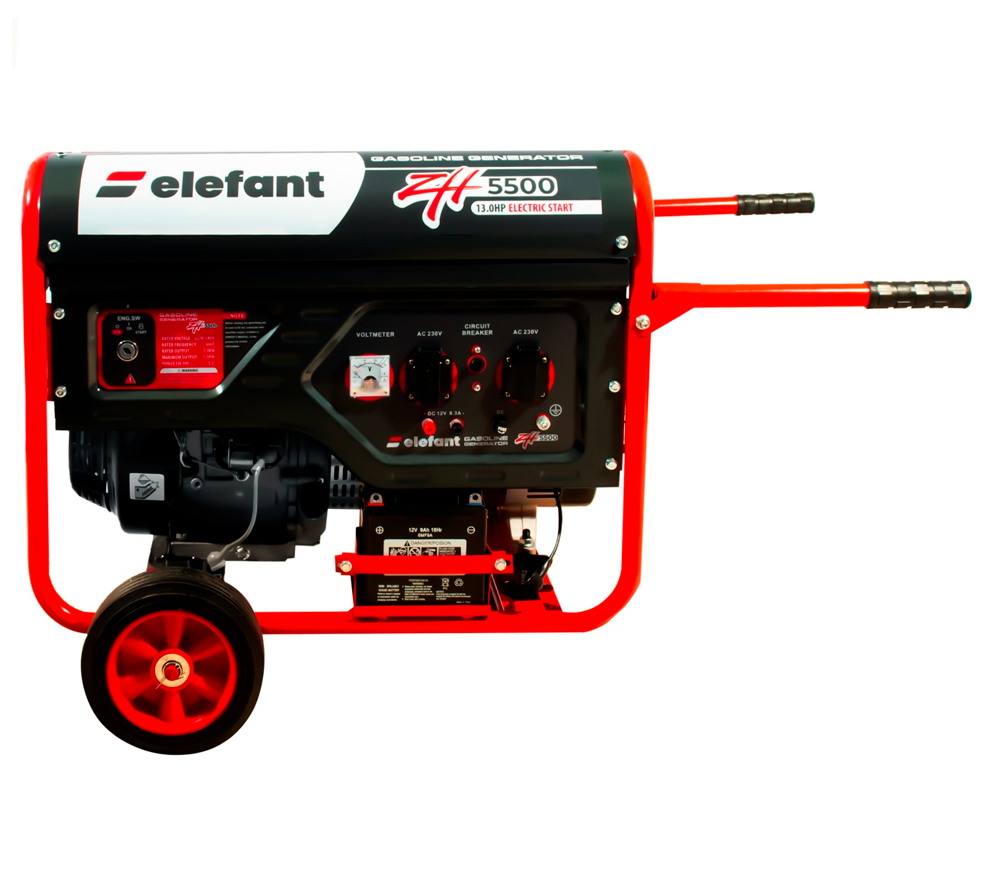 Generator electric Elefant ZH5500 5.5kw Benzină AVR