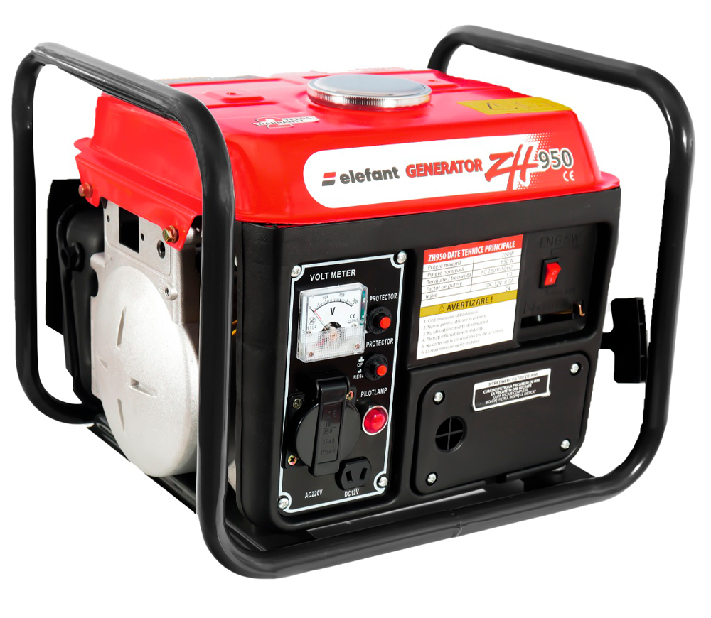 Generator electric Elefant ZH950 0.7kw Benzină AVR