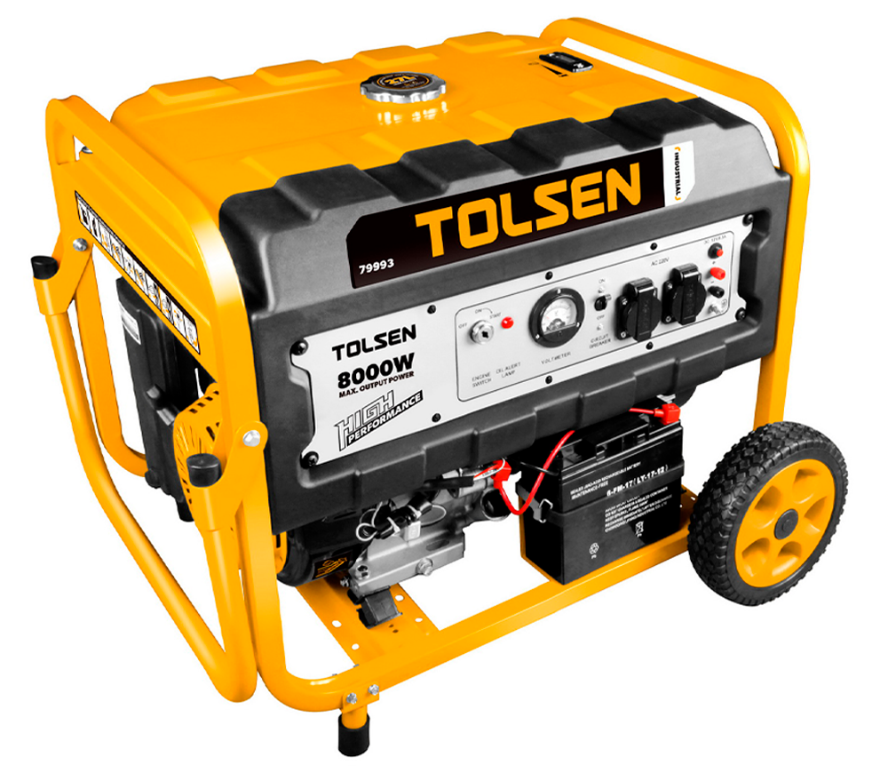 Generator electric Tolsen 79993 8kw Benzină AVR