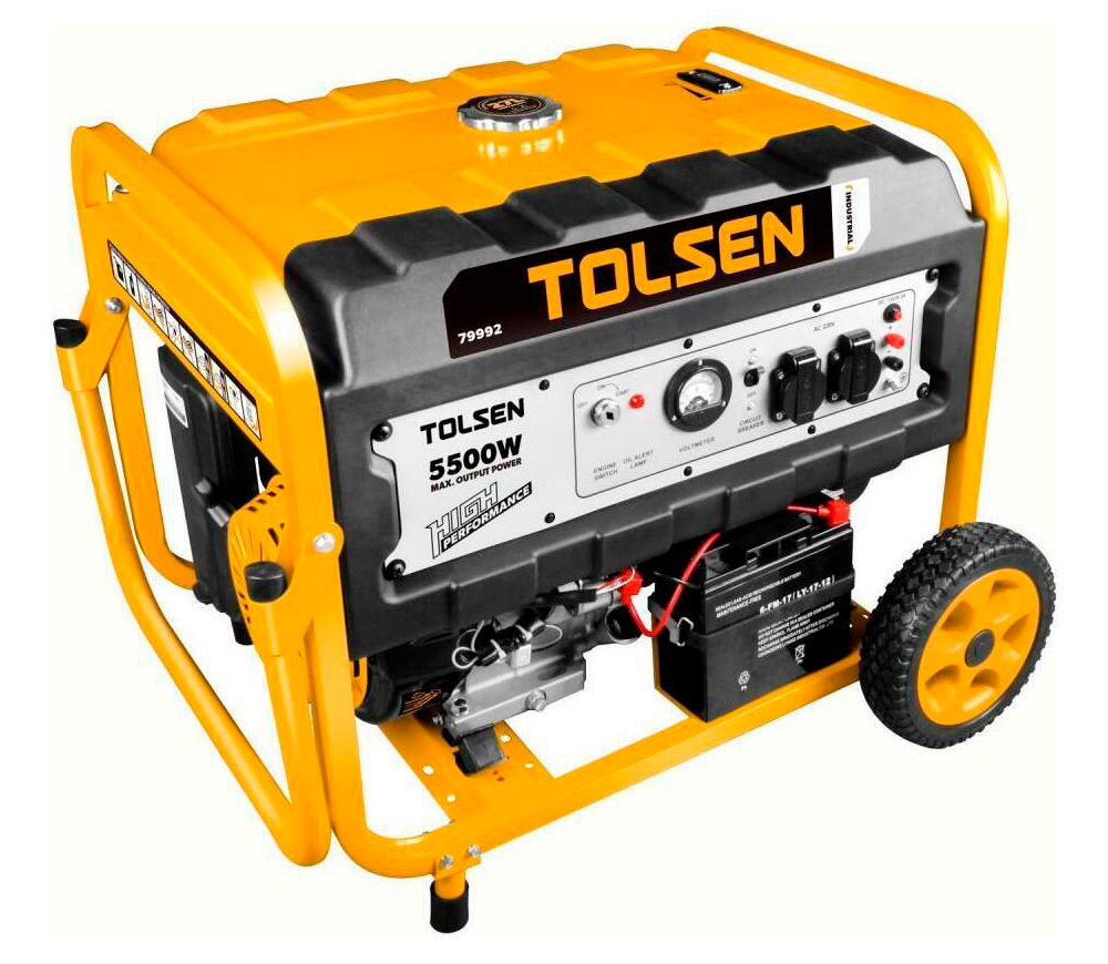 Generator electric Tolsen 79992 5.5kw Benzină AVR