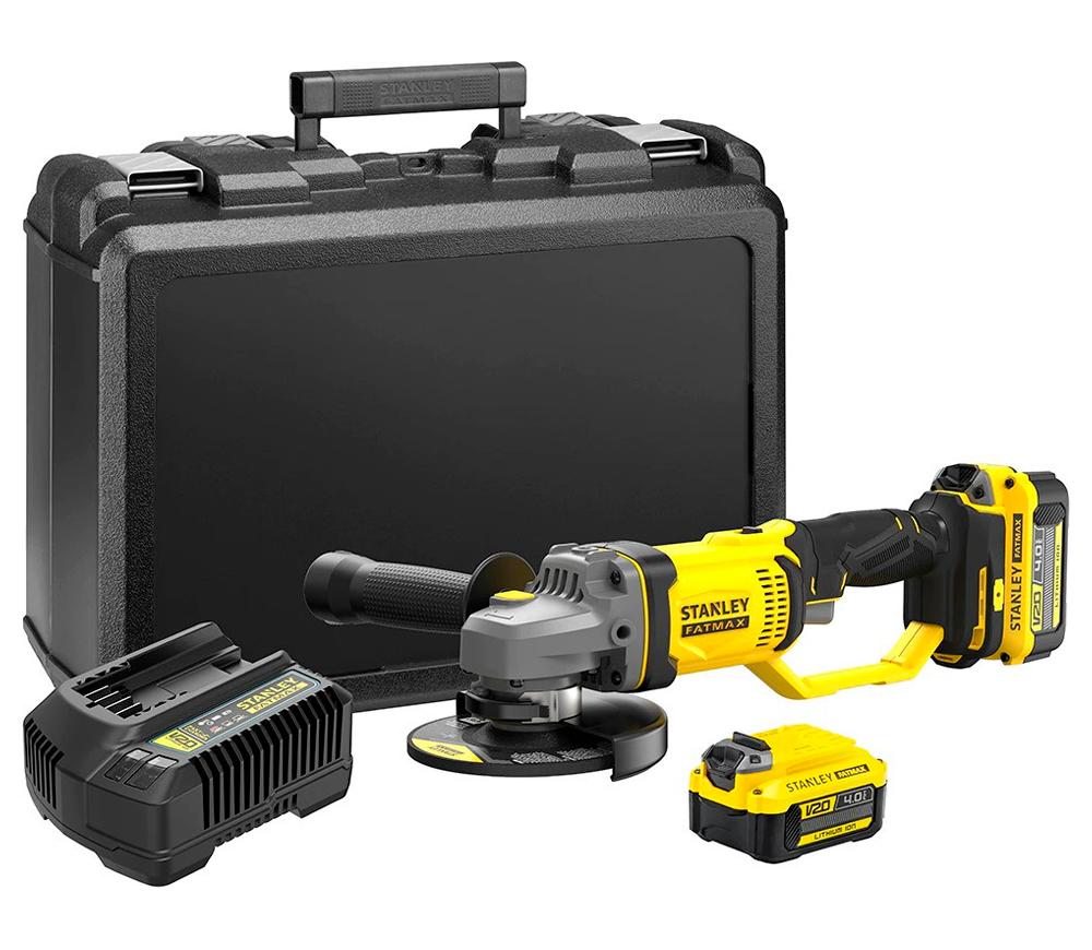 Polizor unghiular cu acumulator STANLEY SFMCG400M2K-QW 125mm 18V 4Ah