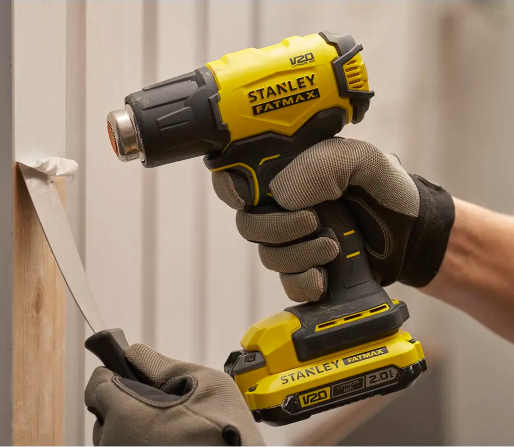 Фен строительный аккум. (без АБК) STANLEY SFMCE530B-XJ  510°C-10