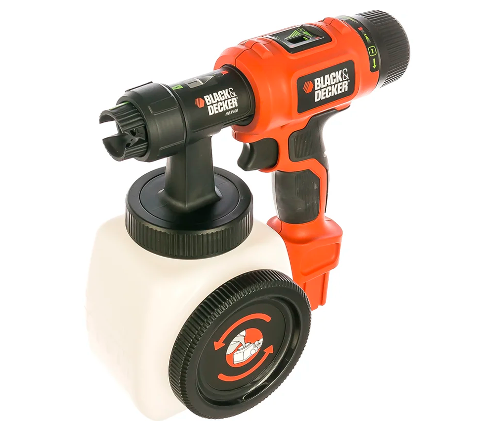Краскопульт BLACK&DECKER HVLP400 450вт-10