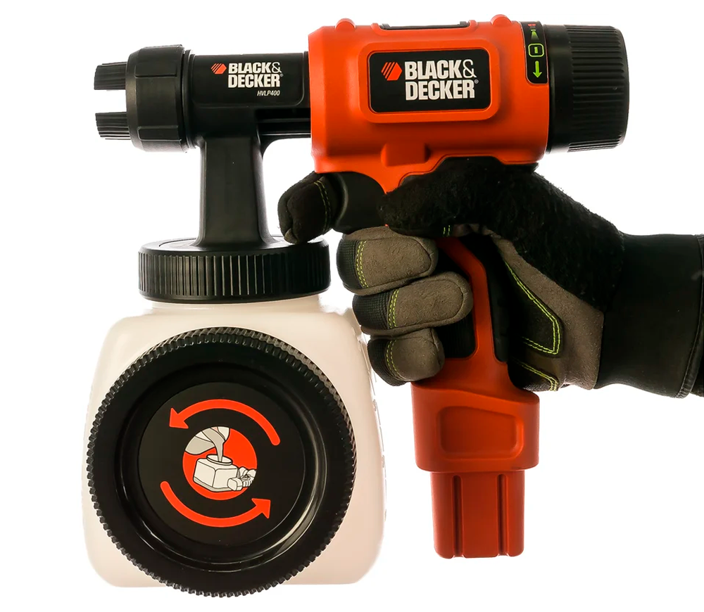 Краскопульт BLACK&DECKER HVLP400 450вт-5