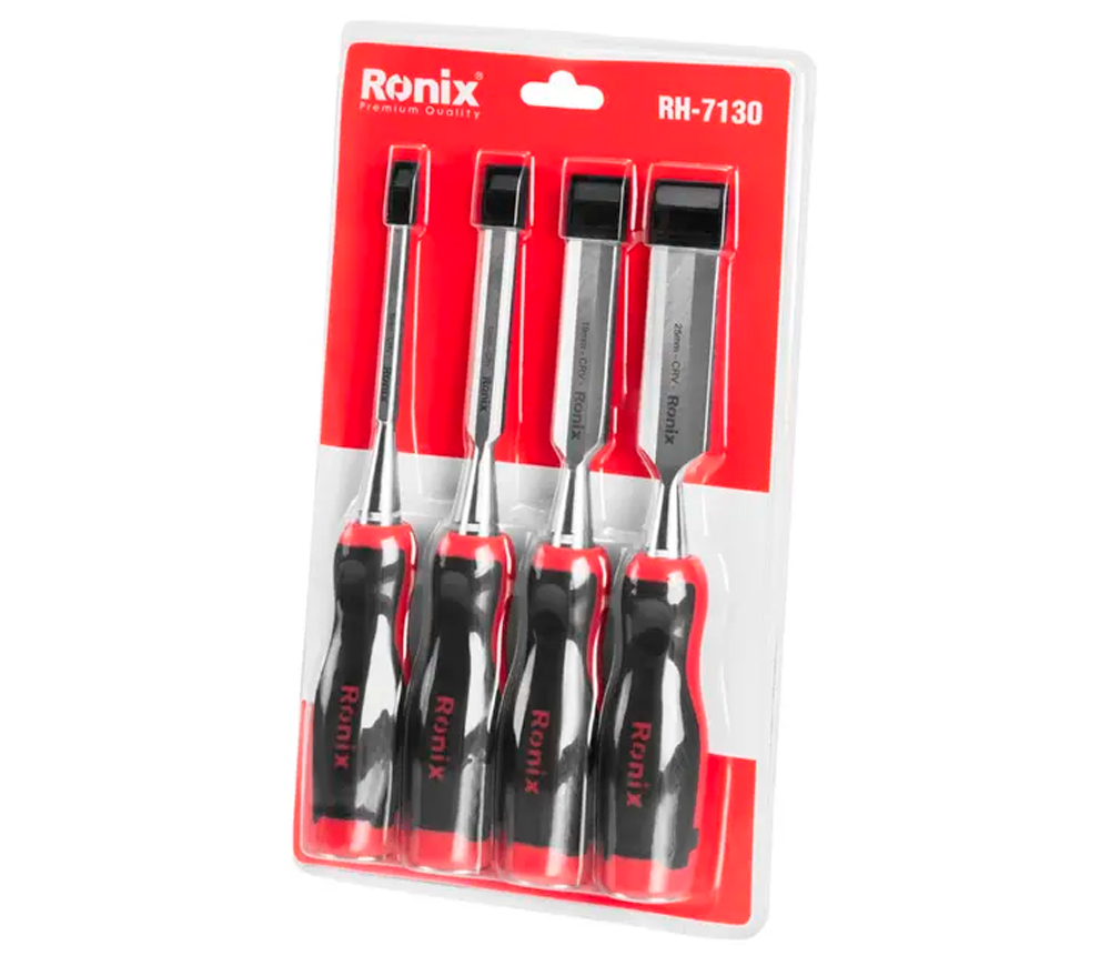 Set din 4 dălți RONIX RH-7130 6/12/19/25mm