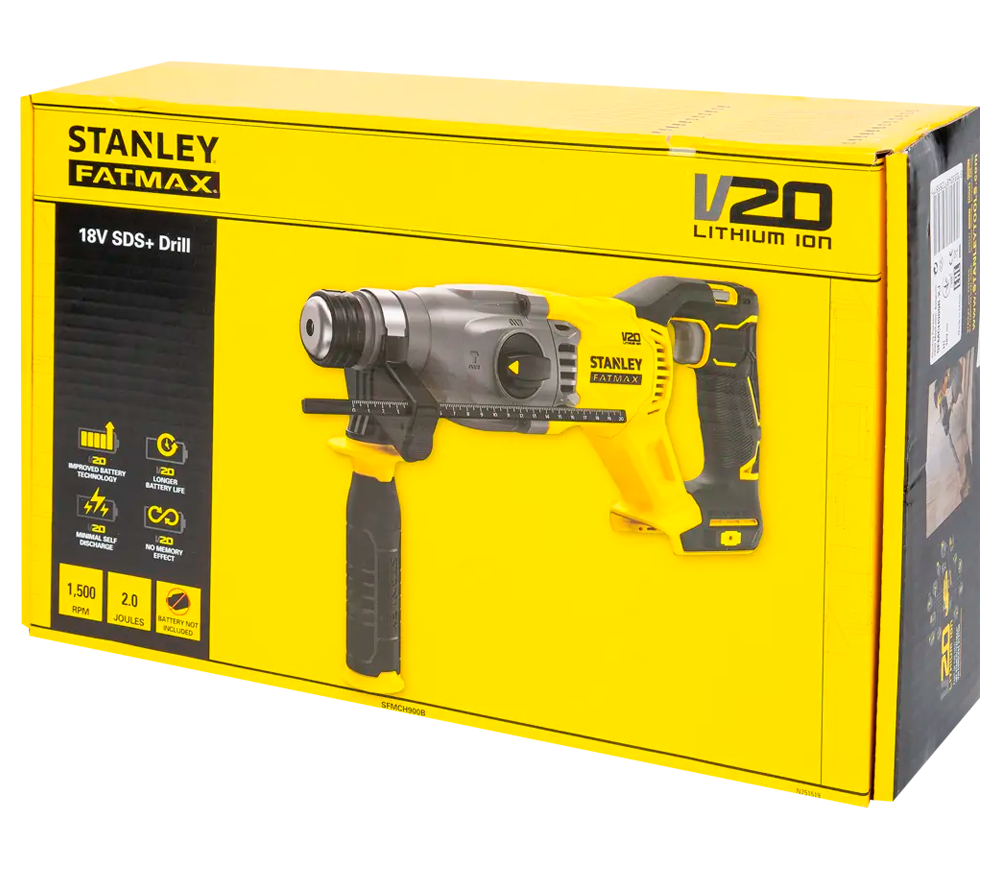 Ciocan rotopercutor cu acumulator (fără bat) STANLEY SFMCH900B-XJ 2J 18V-5