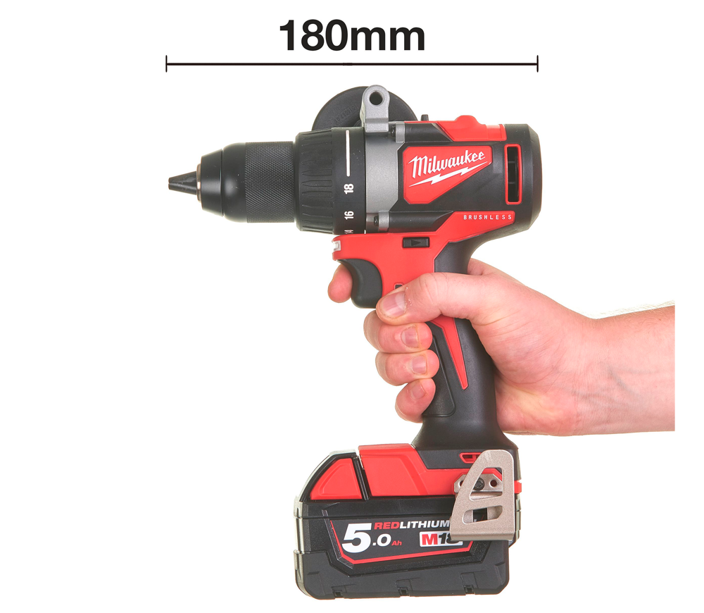 Mașină de înșurubat cu acumulator MILWAUKEE M18 BLDD2-502X 18V 5Ah-2