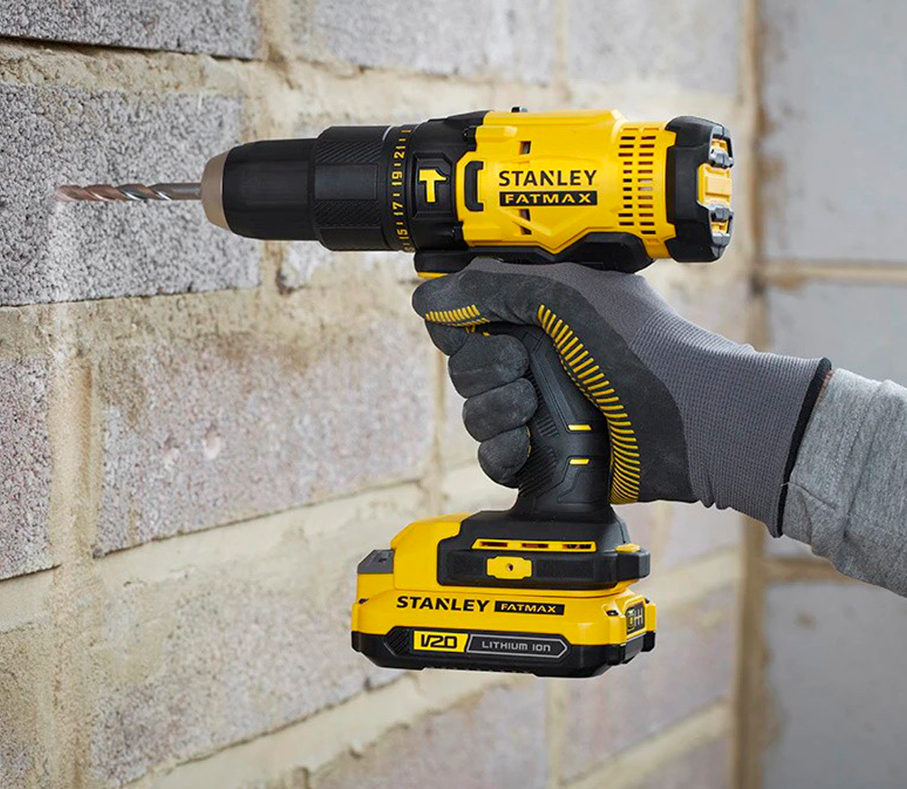 Mașină de înșurubat cu percuție cu acum. STANLEY SFMCD711C2K-QW 18V 1.5Ah-6