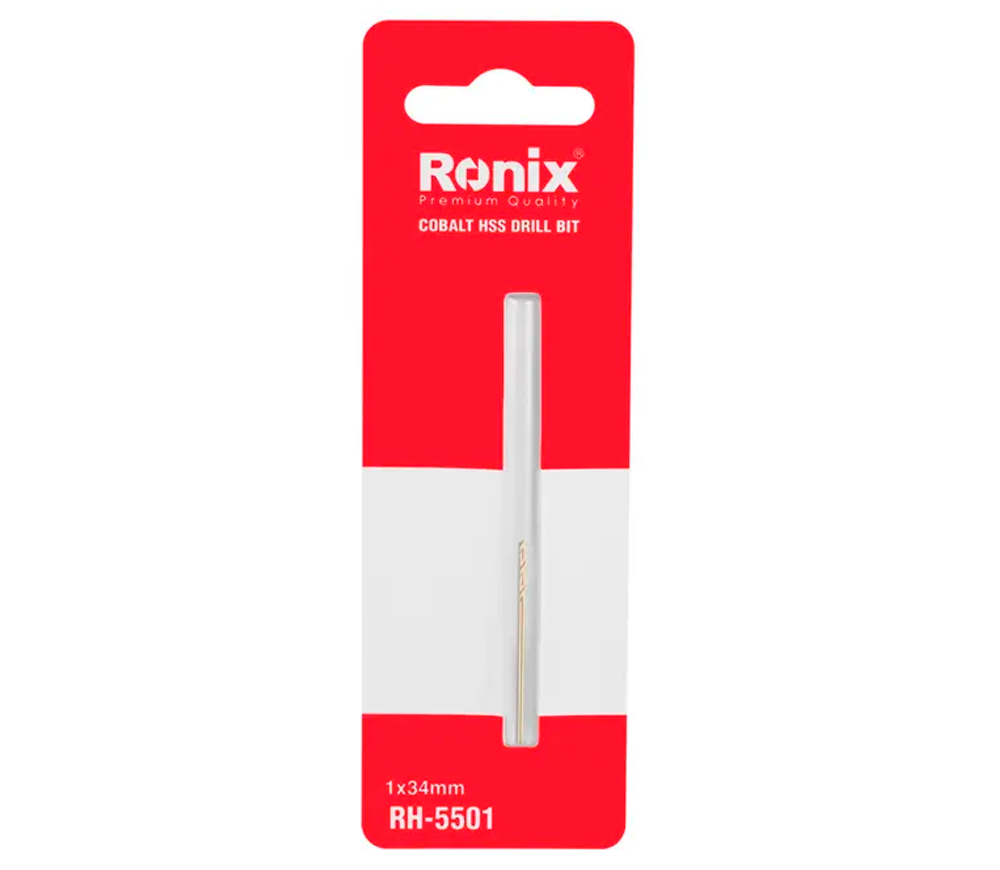 Burghiu pe metal RONIX RH-5501 1.0mm HSS-CO-4