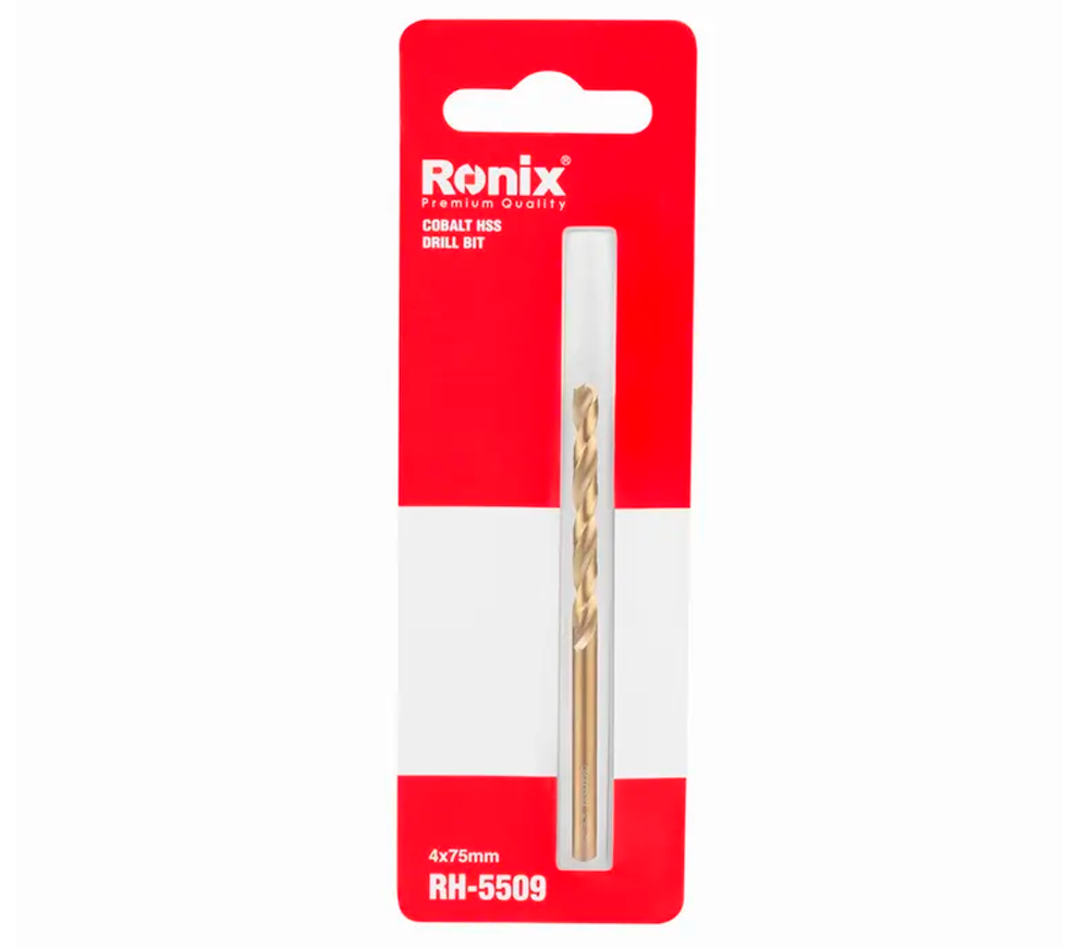 Burghiu pe metal RONIX RH-5509 4mm HSS-CO-4