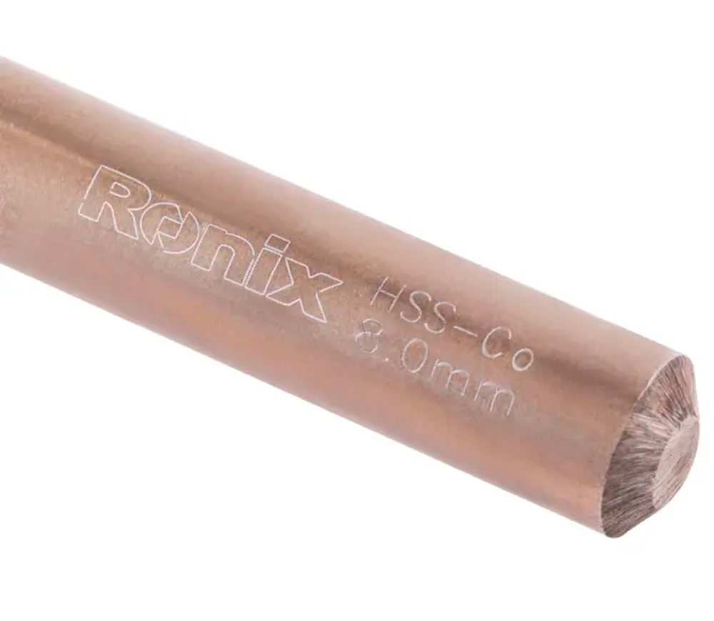 Burghiu pe metal RONIX RH-5518 8mm HSS-CO-3