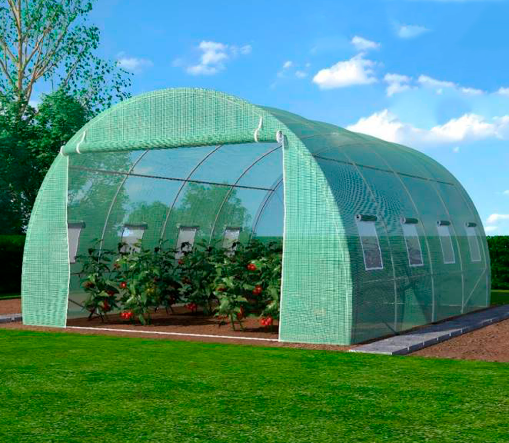 Seră arcuită TEHNO-MS 4.5x2x3 m 13.5m² Verde