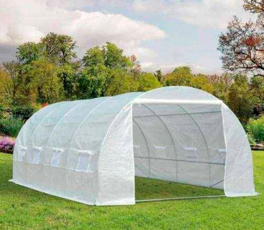 Seră arcuită TEHNO-MS 4.5x3x2 m 13.5m² Alb