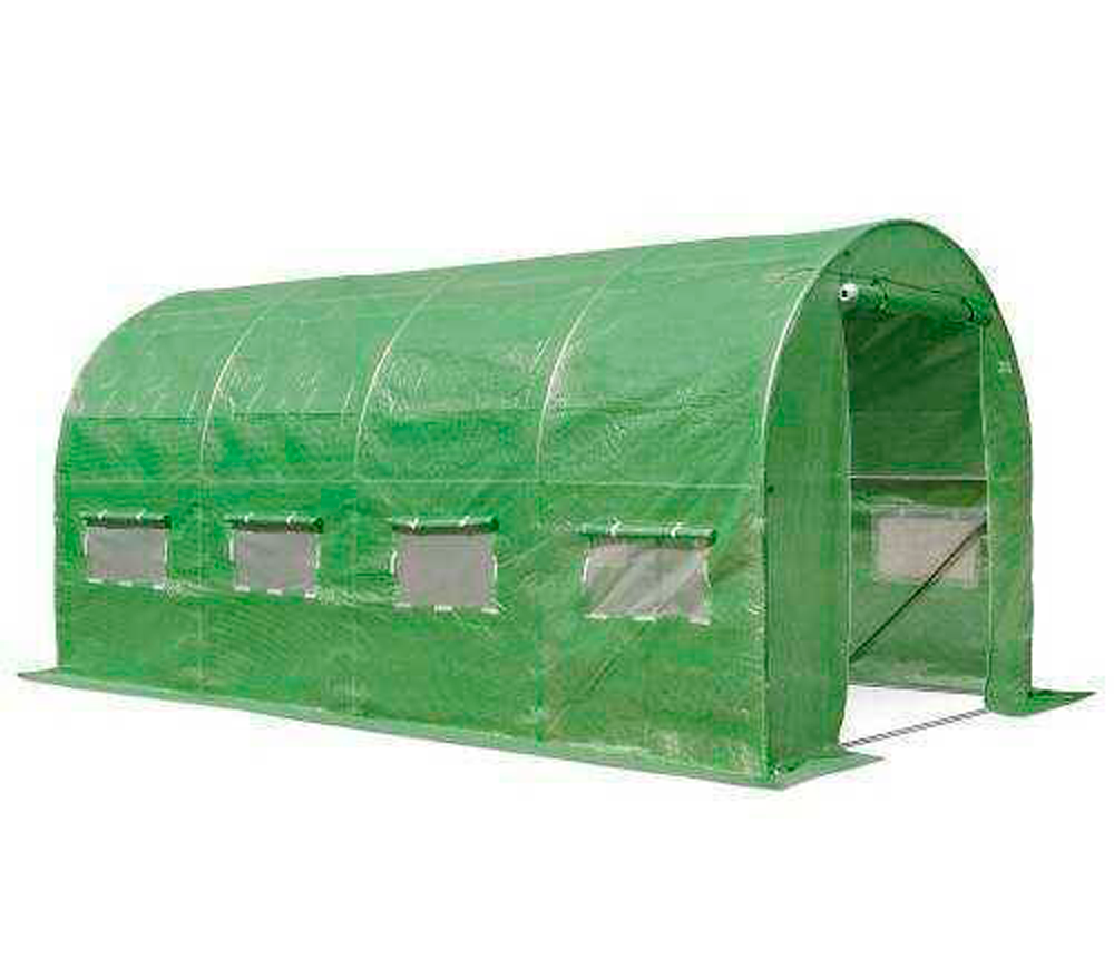 Seră arcuită TEHNO-MS 4x2.5x2 m 10m² Verde