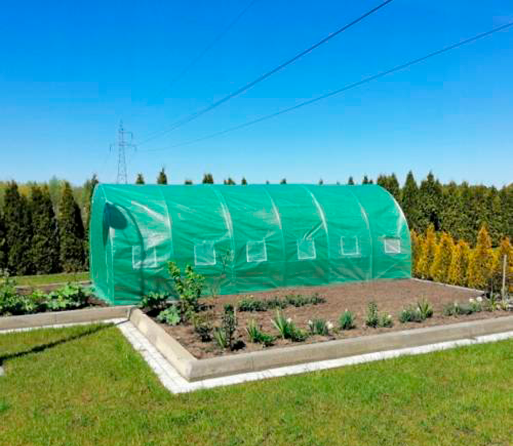Seră arcuită TEHNO-MS 6x3x2 m 18m² Verde