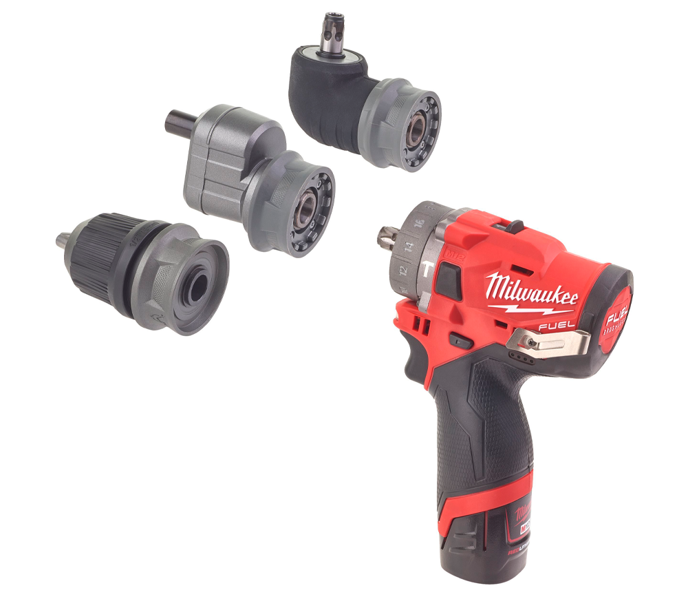 Mașină de înșurubat cu percuție cu acum. MILWAUKEE M12 FPDXKIT-202X 18V 2Ah