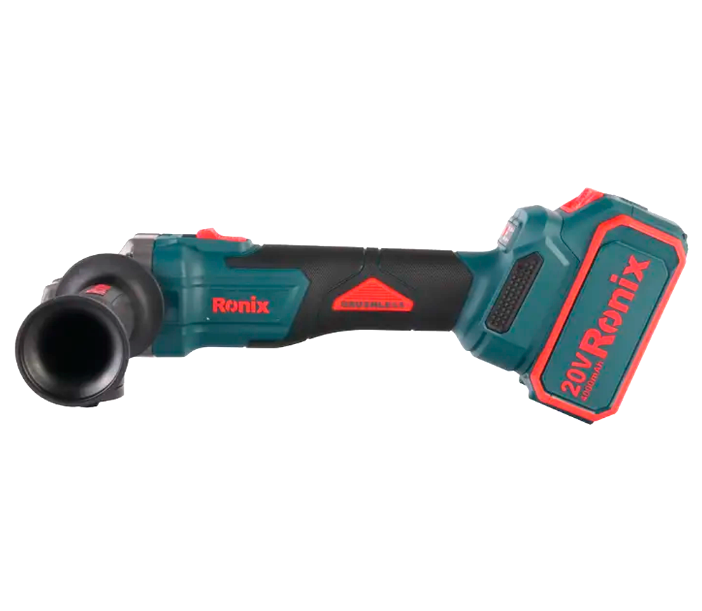 Polizor unghiular cu acumulator RONIX 8680 125mm 20V 4Ah-2