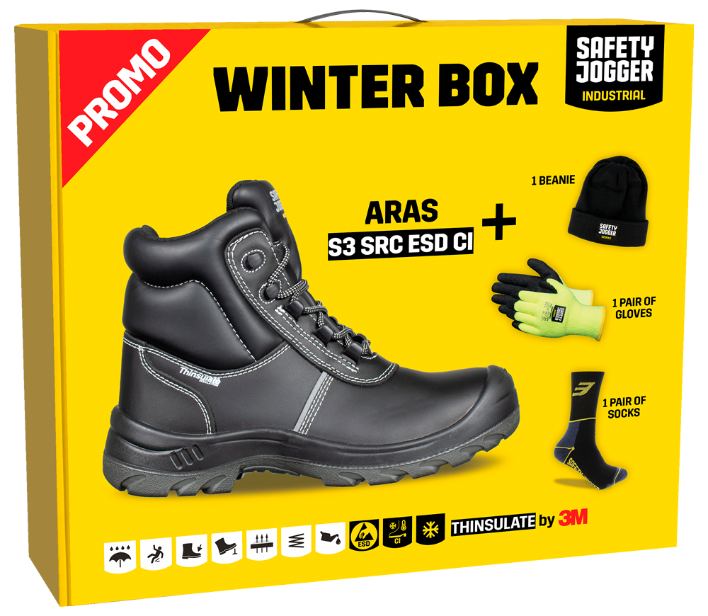 Botine de lucru SAFETY JOGGER PROMOARAS Negre 44