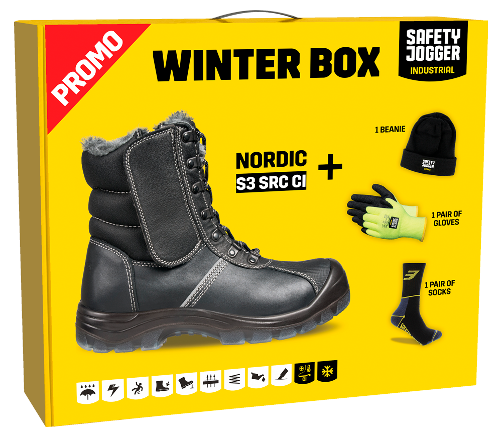 Botine de lucru SAFETY JOGGER PROMONORDI S3 Negre 40