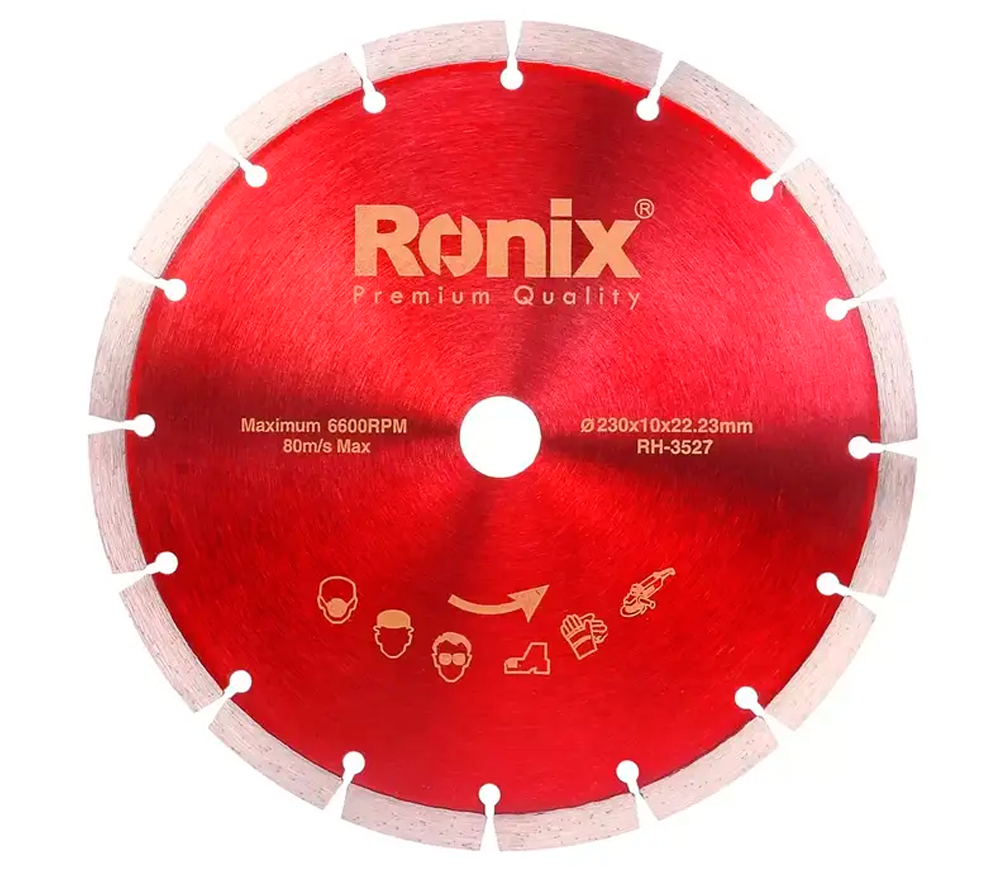 Disc de tăiat cu diamant RONIX RH-3527 230mm Segmentat Cermică/Marmura/Granit