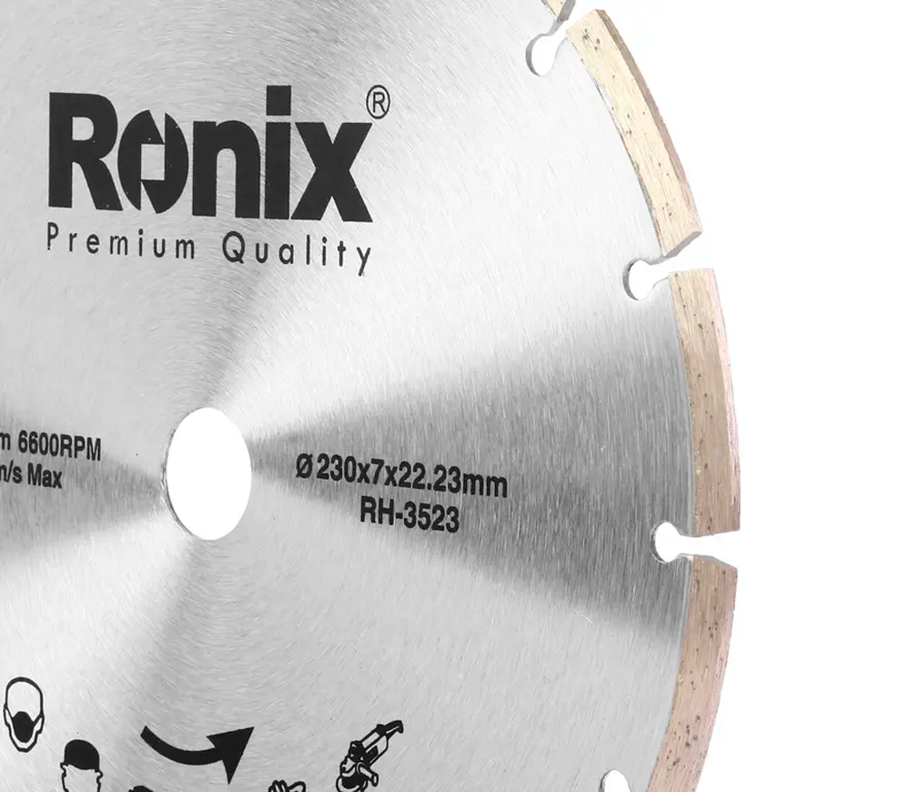 Алмазный отрезной диск RONIX RH-3523 230мм Сегментированный Керамика/Мрамор/Гранит-2