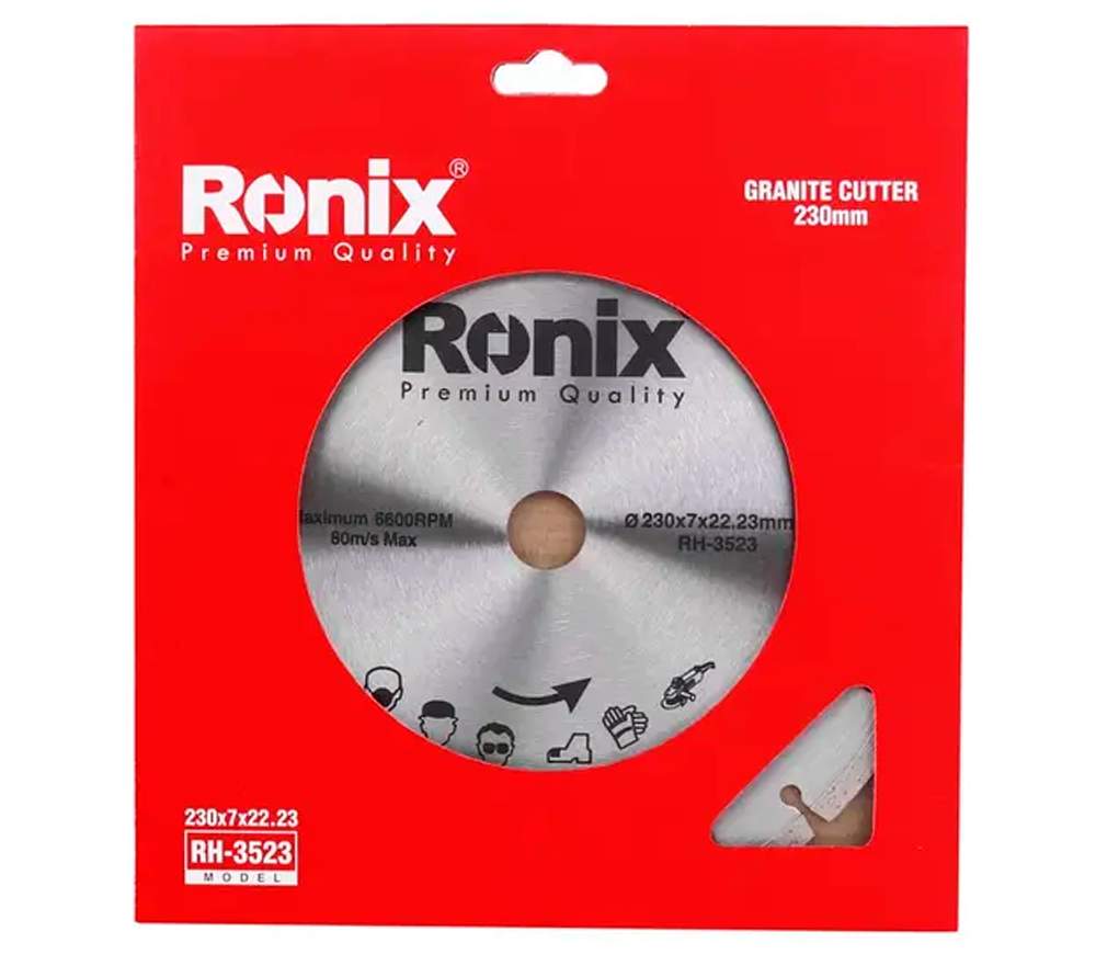 Алмазный отрезной диск RONIX RH-3523 230мм Сегментированный Керамика/Мрамор/Гранит-3