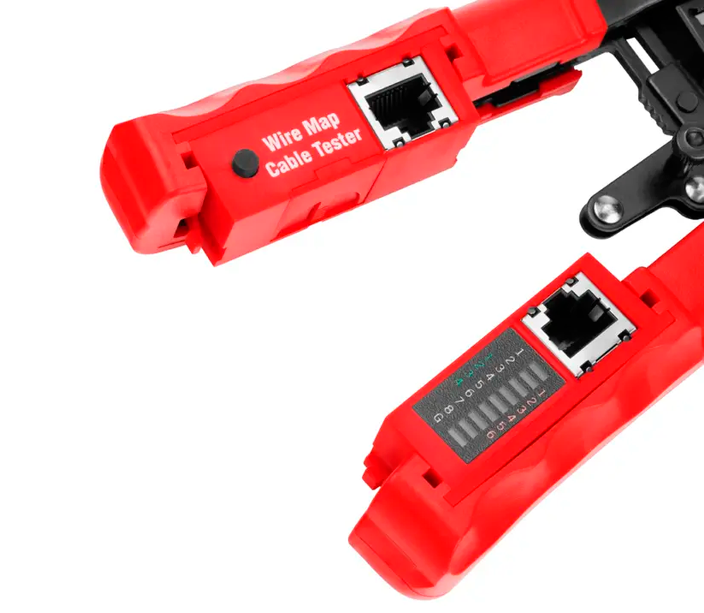 Clești de sertizare + tester RONIX RH-1831 RJ11/RJ12/RJ45-5