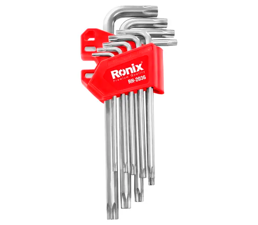 Set 9 chei torx RONIX RH-2036 T10xT50
