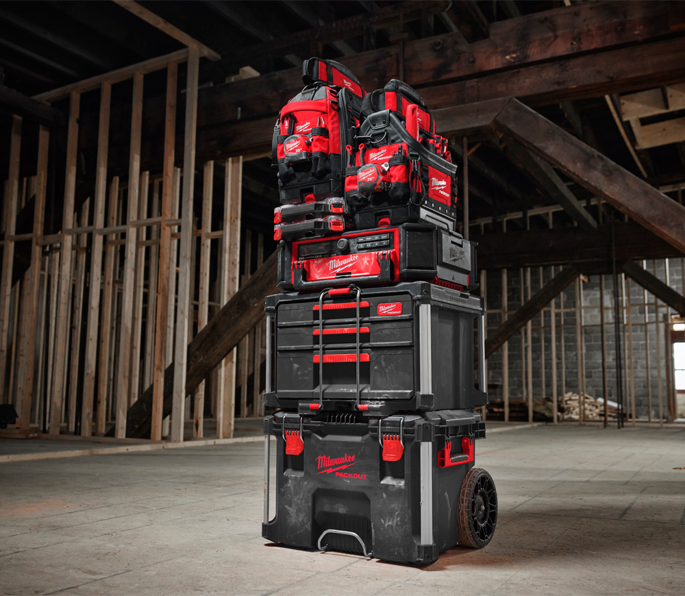 Sertar cu compartimente detașabile MILWAUKEE PACKOUT 2+1 Plastic-8